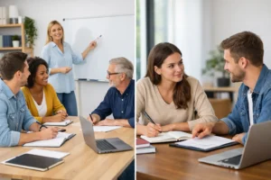 Aulas de inglês em Grupo ou Individuais: Qual Escolher?