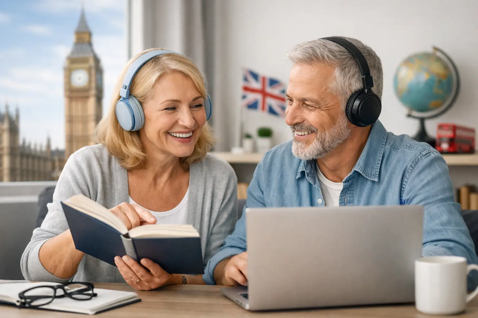 Benefícios do inglês para seniores após os 50
