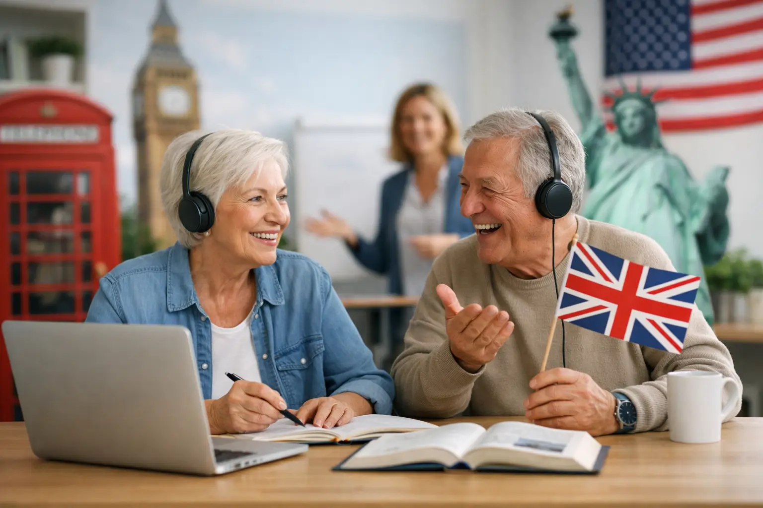 Casos de sucesso de alunos seniores no inglês