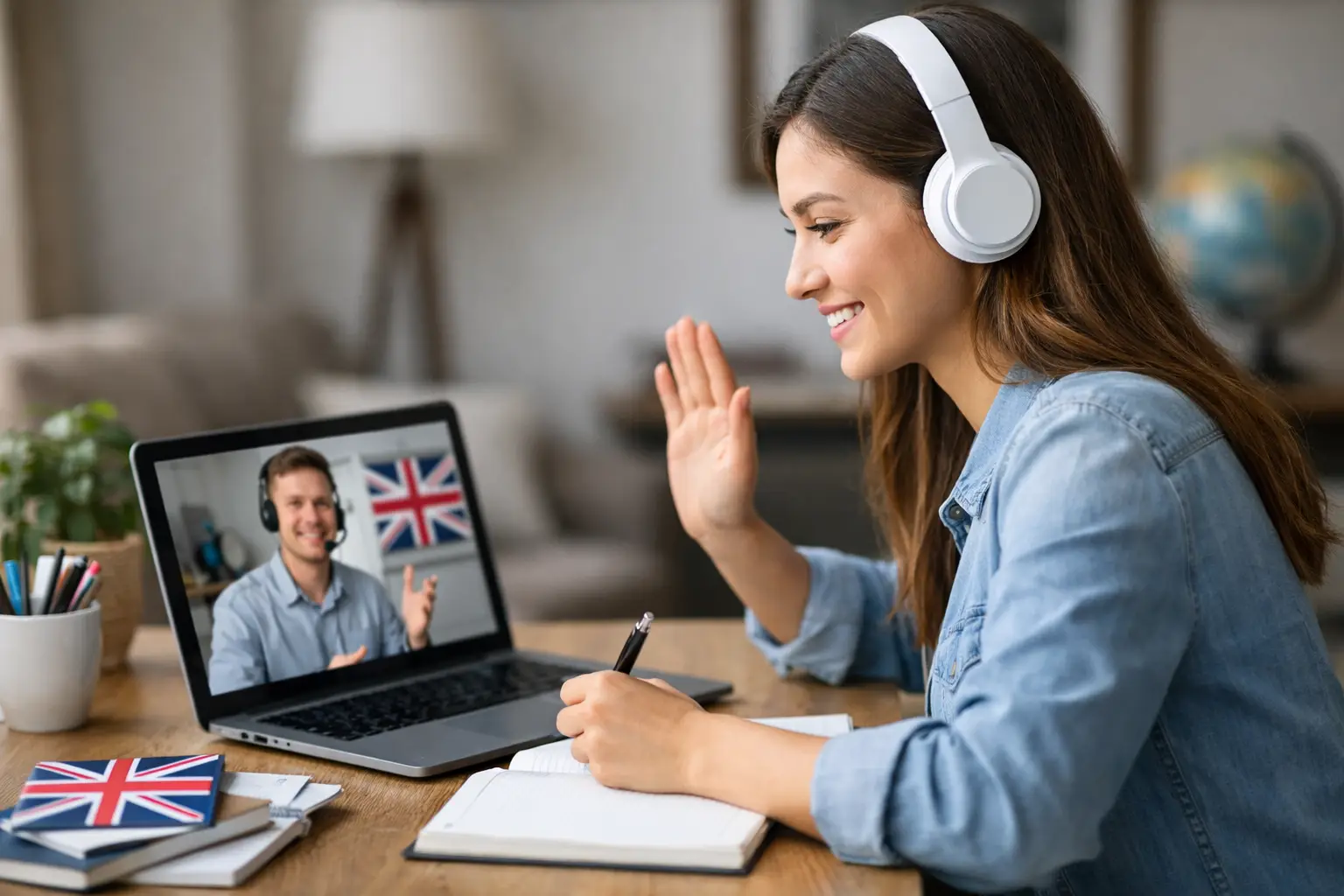 Como aprender inglês online ao vivo de verdade