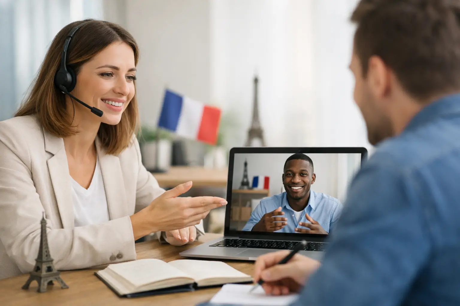 Aulas de francês para falar com confiança