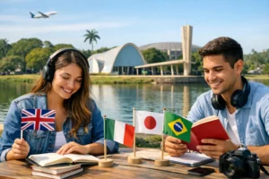 Guia de curso de idiomas na Pampulha ideal