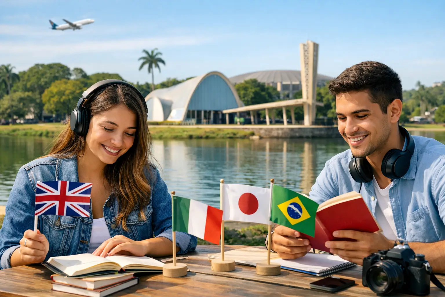 Guia de curso de idiomas na Pampulha ideal
