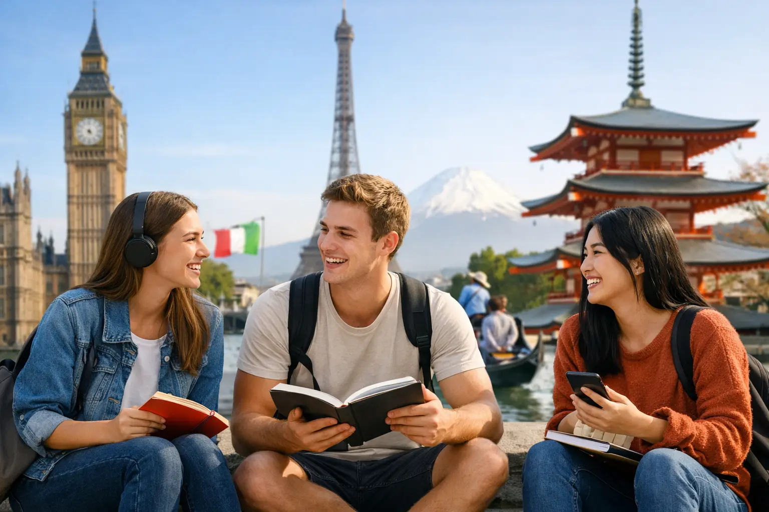 Melhores idiomas para intercâmbio universitário